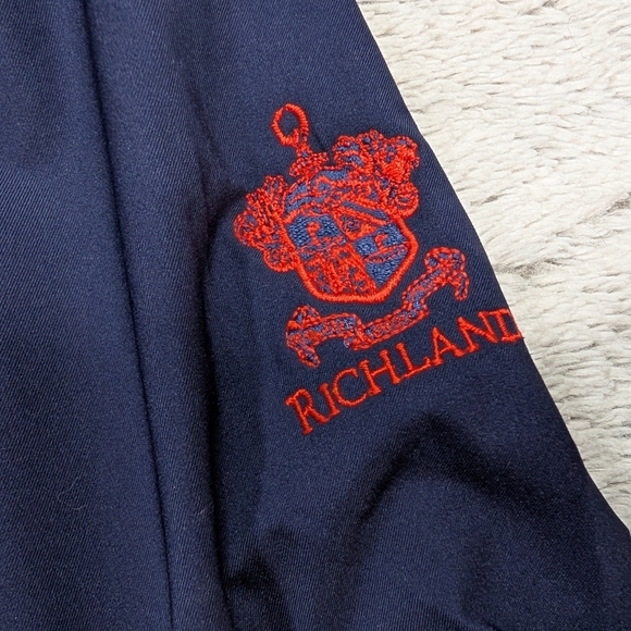 Polo Ralph Lauren Jacket Mens XL Blue Orange ½ Zip Golf Windbreaker Pullover - Picture 3 of 9